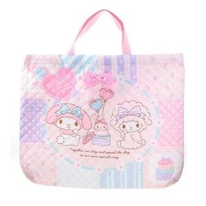 My Melody quilted handbag tote